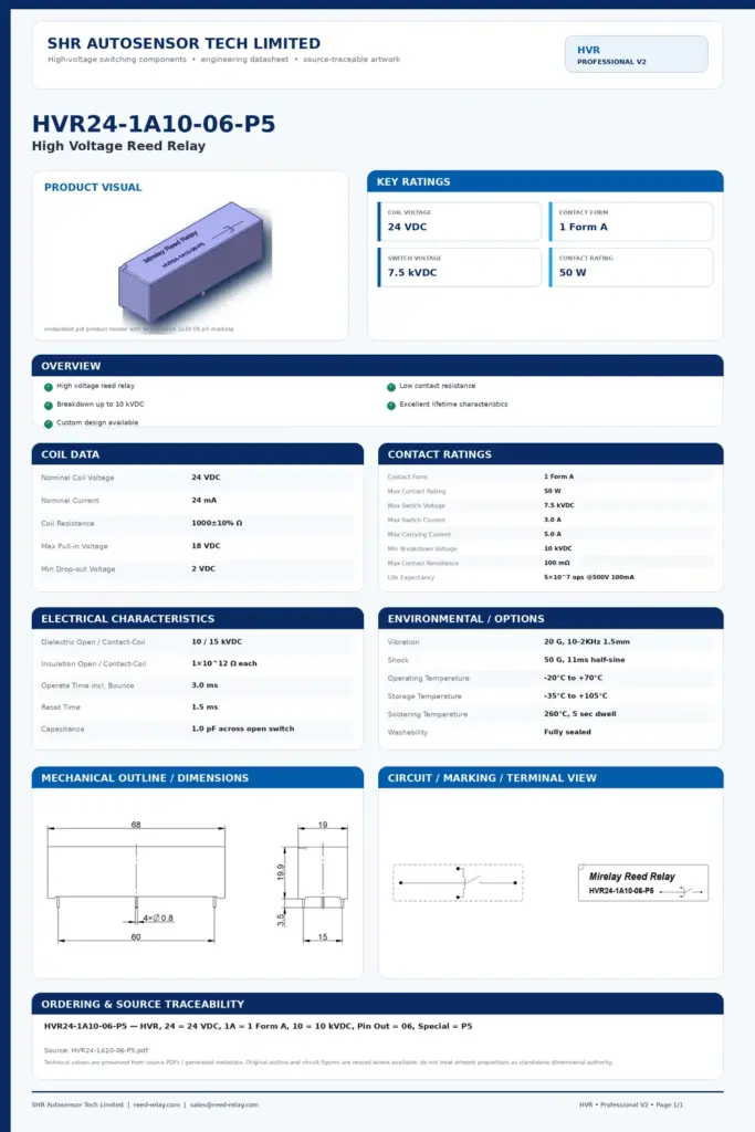 HVR24-1A10-06-P5 professional datasheet preview