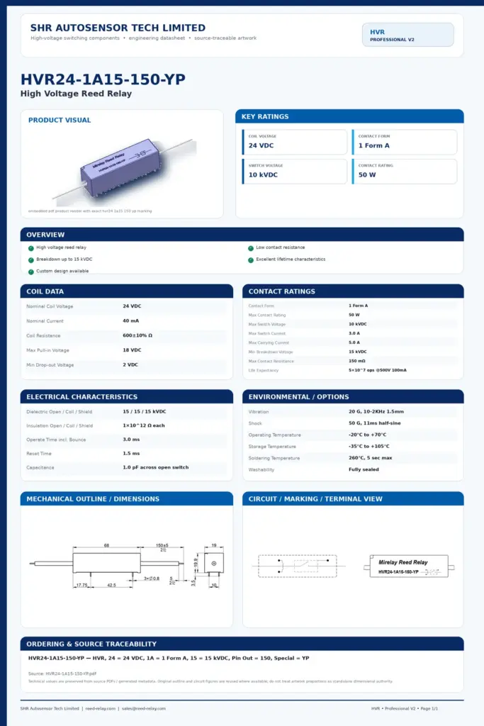 HVR24-1A15-150-YP professional datasheet preview