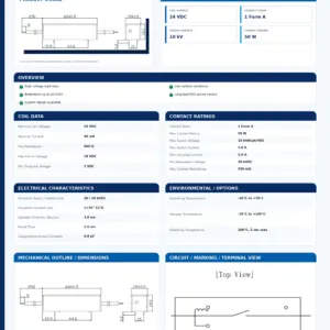 HVR24-1A20-P00 professional datasheet preview