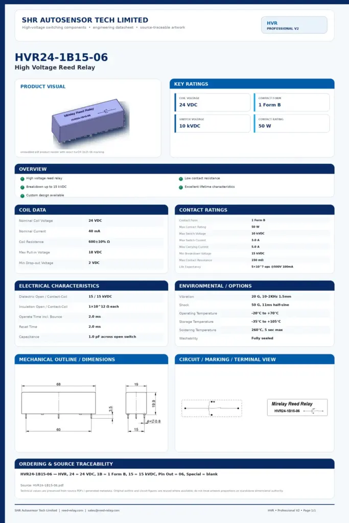 HVR24-1B15-06 professional datasheet preview