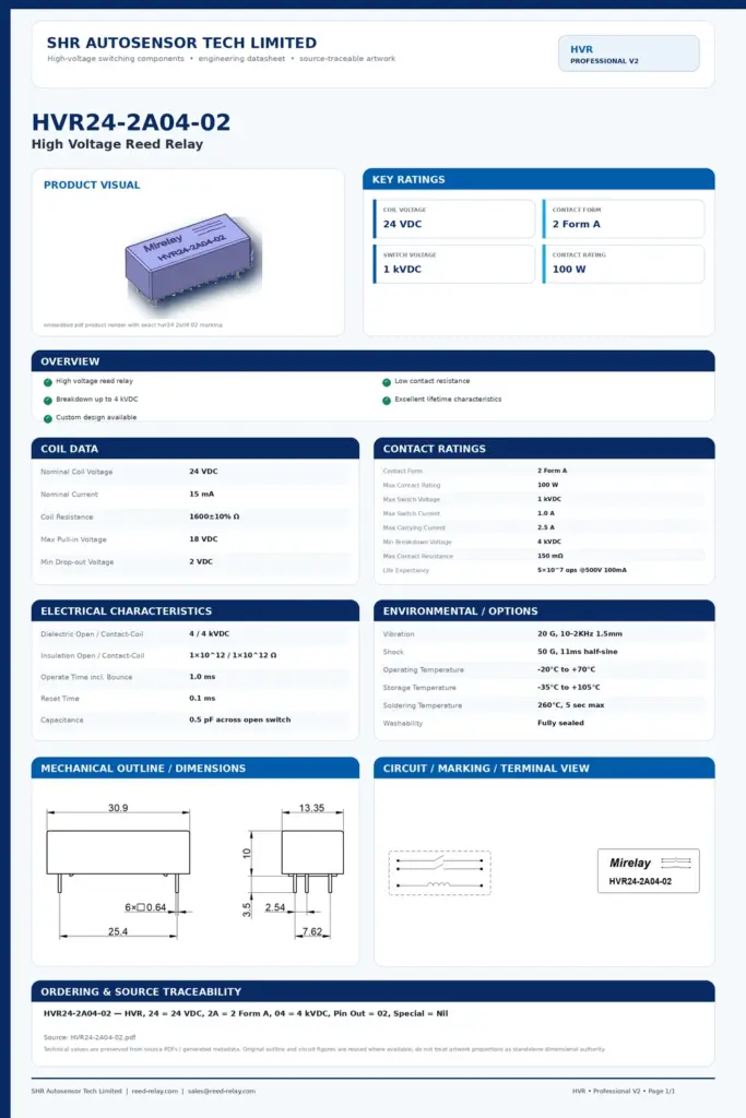 HVR24-2A04-02 professional datasheet preview
