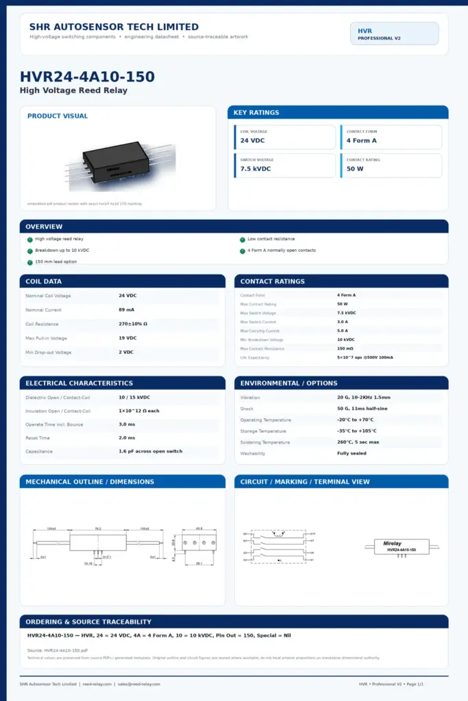 HVR24-4A10-150 professional datasheet preview