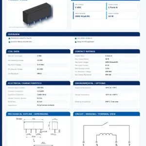 SIP-1A05-ATE professional datasheet preview