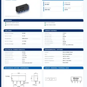SIP-1A24 professional datasheet preview