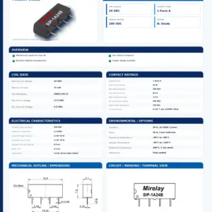 SIP-1A24B professional datasheet preview