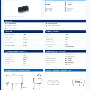 SIP-HV1A05-LP professional datasheet preview