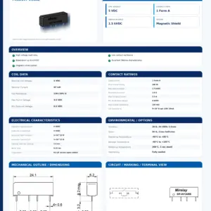 SIP-HV1A05S professional datasheet preview