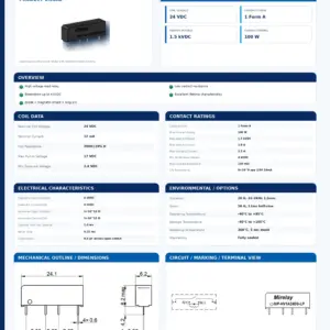 SIP-HV1A24DS-LP professional datasheet preview