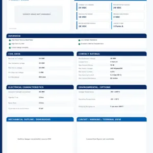HGFR24-3A professional datasheet preview