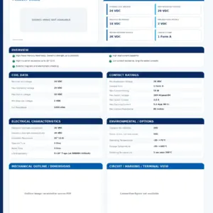 HGMR24-1A002 professional datasheet preview