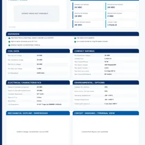 HGMR24-1A005 professional datasheet preview