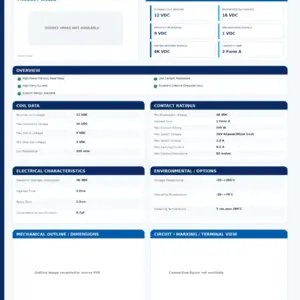HGSR12-2A04 professional datasheet preview
