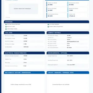 HGSR24-1A04 professional datasheet preview
