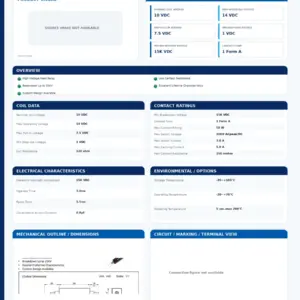 HRX10-1A15 professional datasheet preview