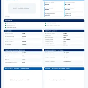 HVFR05-1A professional datasheet preview