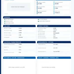 HVFR24-3A professional datasheet preview