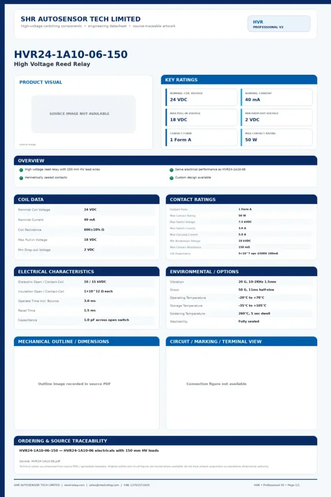 HVR24-1A10-06-150 professional datasheet preview