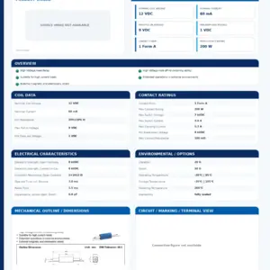 HVSR12-1A08-HC professional datasheet preview