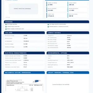 HVSR12-2A08-HC professional datasheet preview