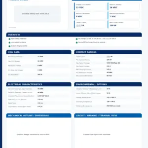 JUNO-REED-RELAY-MRS-3E2A professional datasheet preview