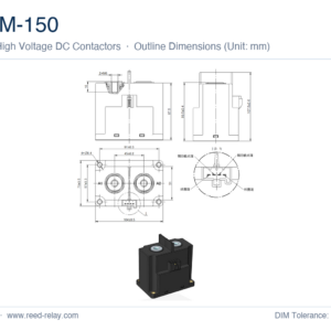 ESM-150 High Voltage DC Contactor