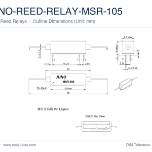 JUNO-REED-RELAY-MSR-105 Reed Relay