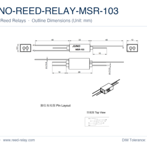 JUNO-REED-RELAY-MSR-103 Reed Relay