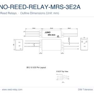 JUNO-REED-RELAY-MRS-3E2A Mercury Wetted Reed Relay