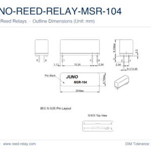 JUNO-REED-RELAY-MSR-104 Reed Relay