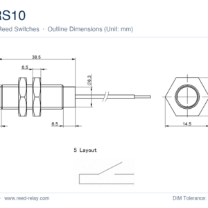 MRS10 Reed Proximity Switch