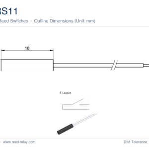 MRS11 Reed Proximity Switch