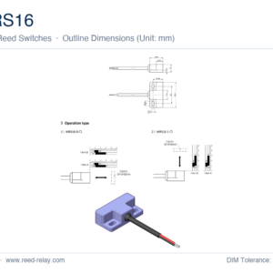 MRS16 Reed Proximity Switch