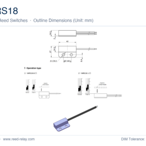 MRS18 Reed Proximity Switch
