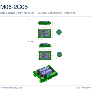 HRM05-2C05 High Voltage Reed Relay Module