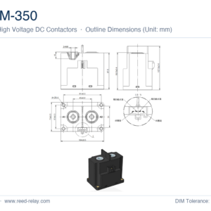 ESM-350 High Voltage DC Contactor