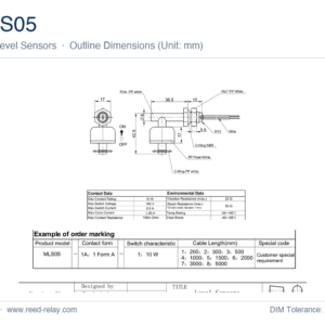 MLS05 Level Sensor