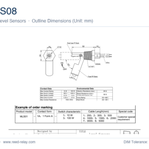 MLS08 Level Sensor