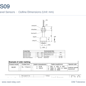 MLS09 Level Sensor