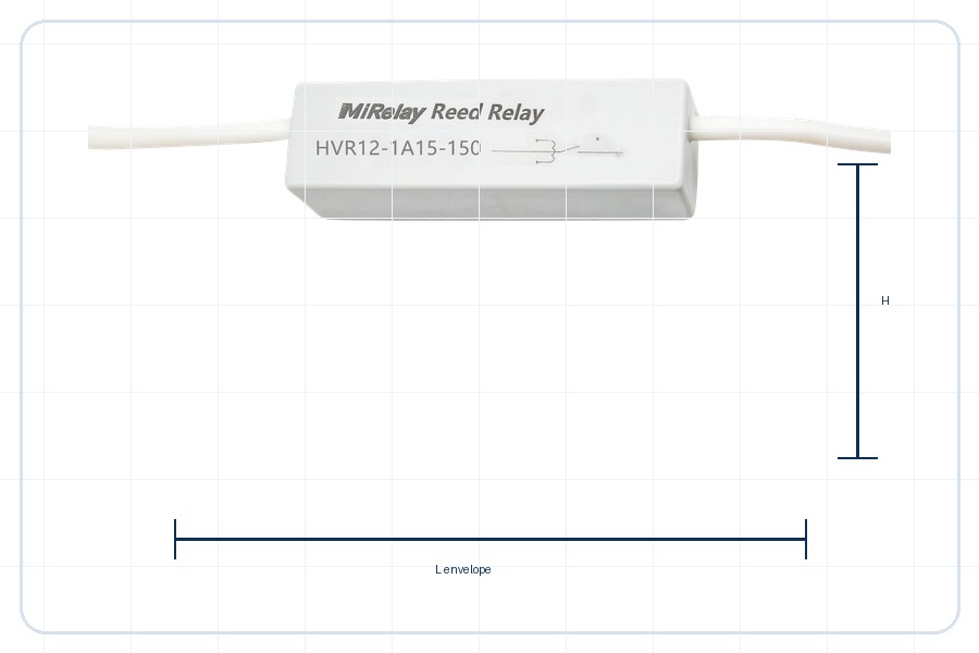 High Voltage Reed Relay selection details product reference image