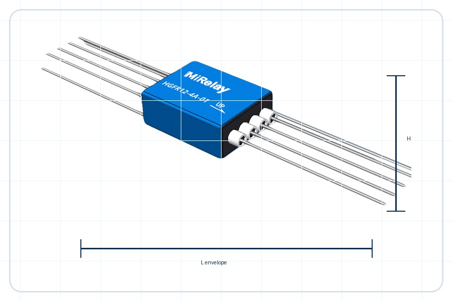 Mercury wetted relay selection details product reference image