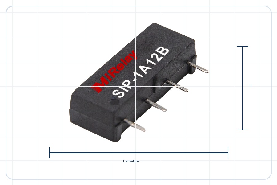 Standard and miniature reed relay selection details product reference image